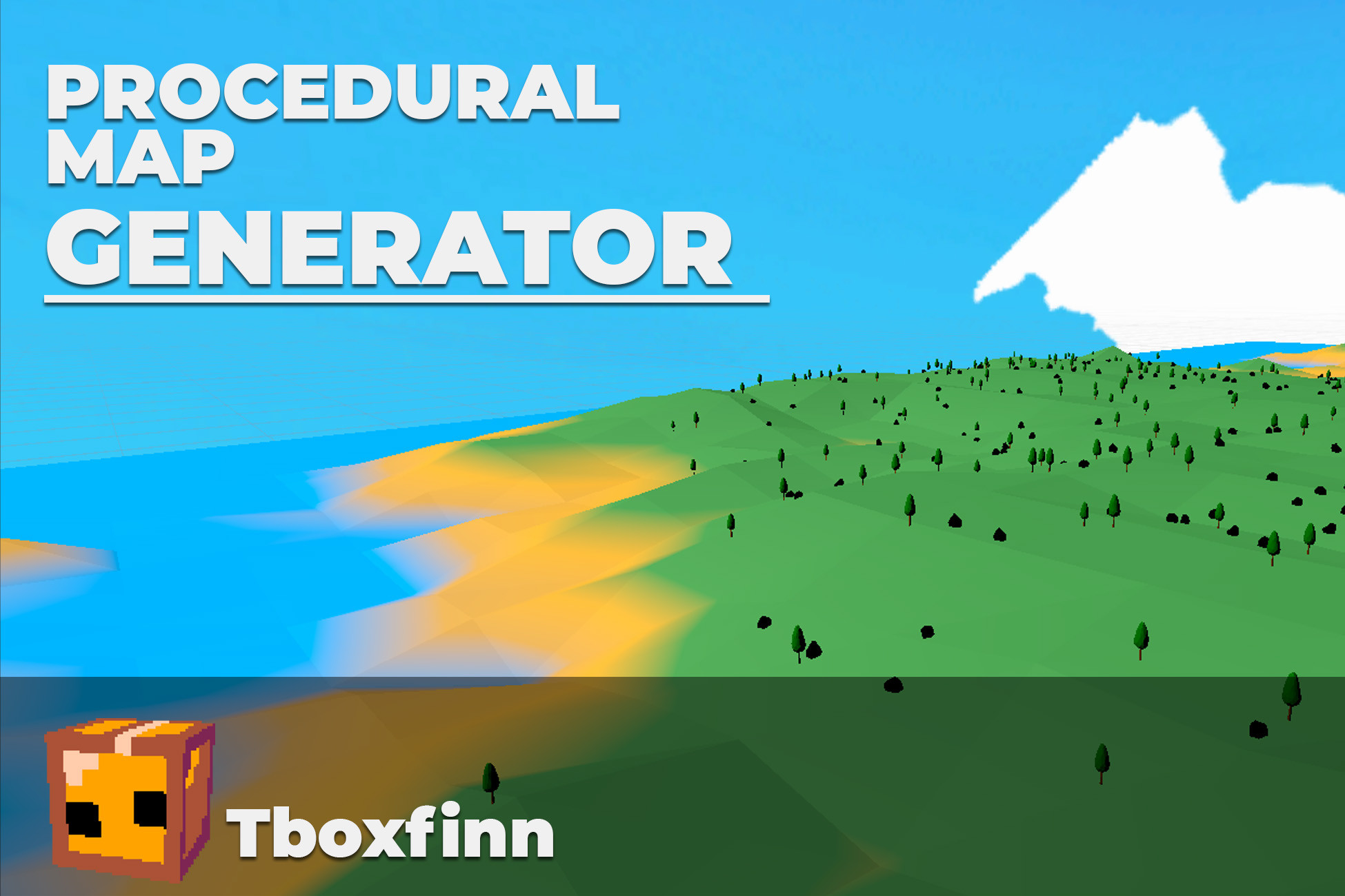 Procedural Map Generator Preview